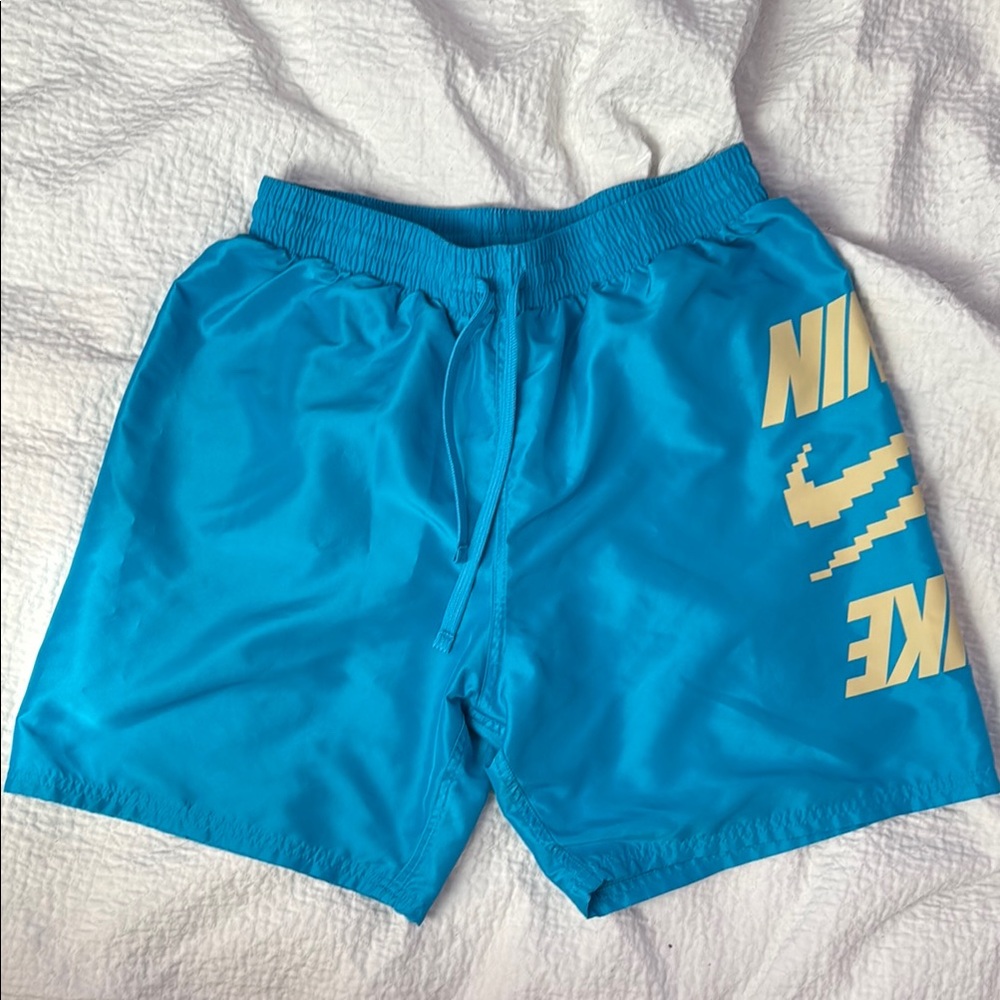 Nike Aqua Blue Swim Shorts